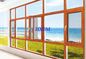 현대 주택 설계 알루미늄 피복 목제 창은 UAE 시장을 위해 선택적인 컬러를 개별화했습니다